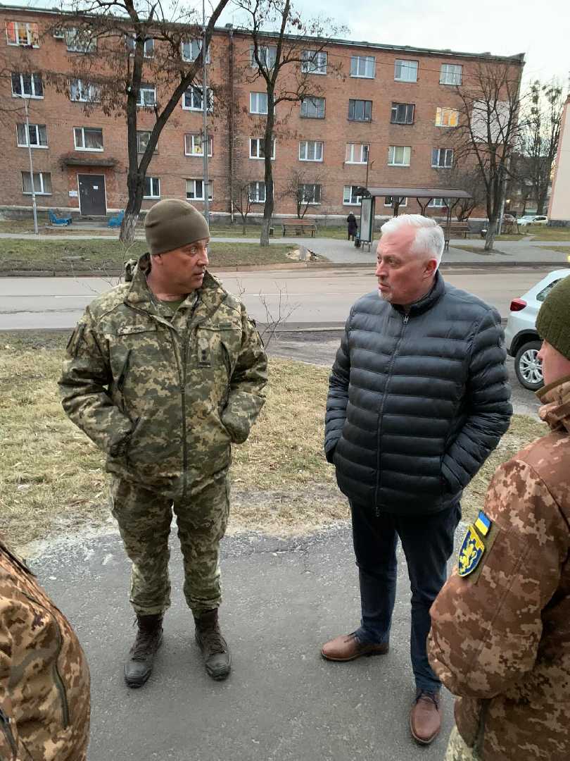 Сьогодні наш район відвідав командиром 103 Окремої бригади територіальної оборони Львівщини, підполковник Валерій Курко