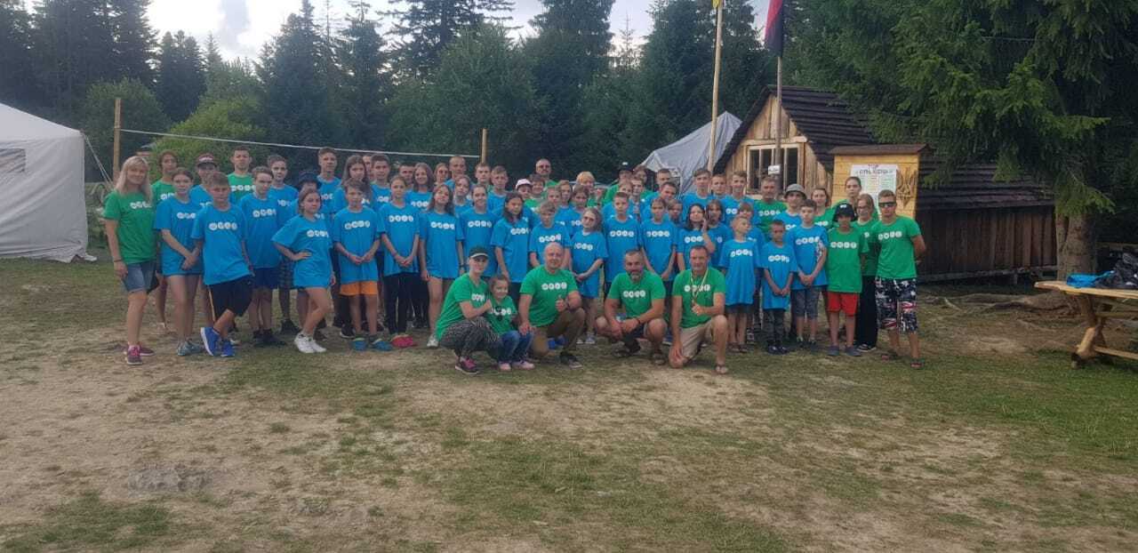 Діти-переселенці, які мешкають на Львівщині, відпочили в оздоровчому таборі