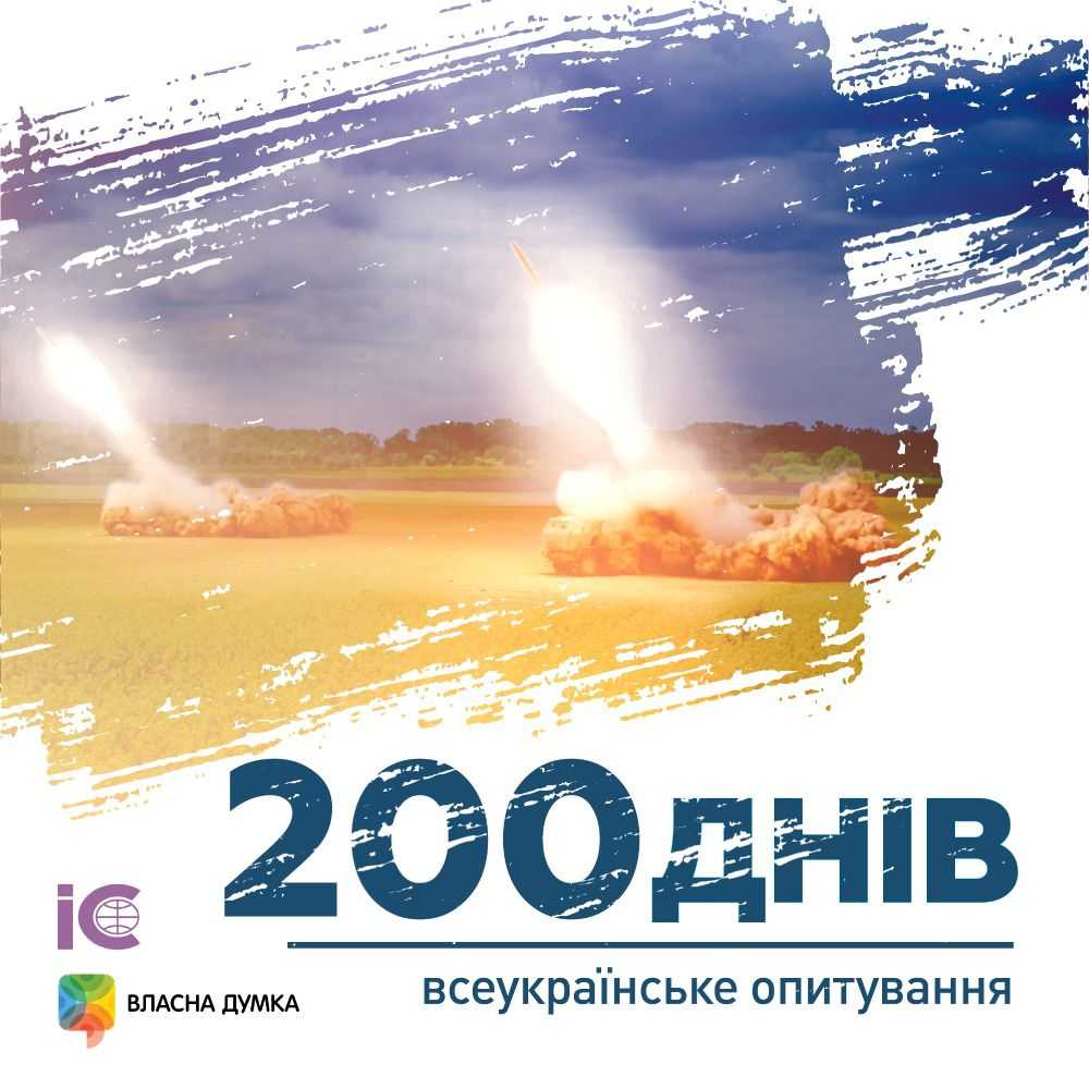 Стартувала нова хвиля всеукраїнського опитування до 200 днів від дати повномасштабного вторгнення росії