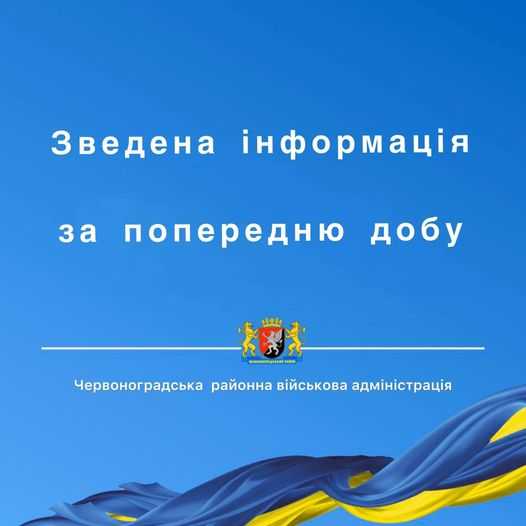 Основне на Червоноградщині за минулу добу