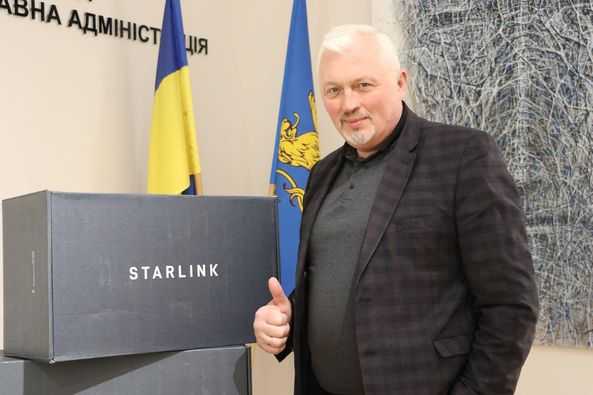 Червоноградщина отримала 5 систем супутникового зв’язку «Starlink»