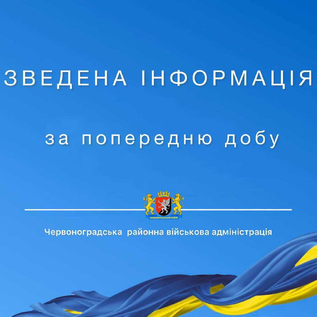  Основне на Червоноградщині за минулу добу 