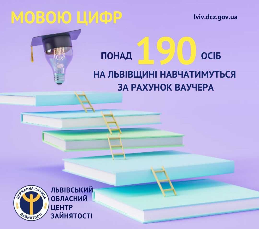 Понад 190 осіб на Львівщині навчатимуться за рахунок ваучера