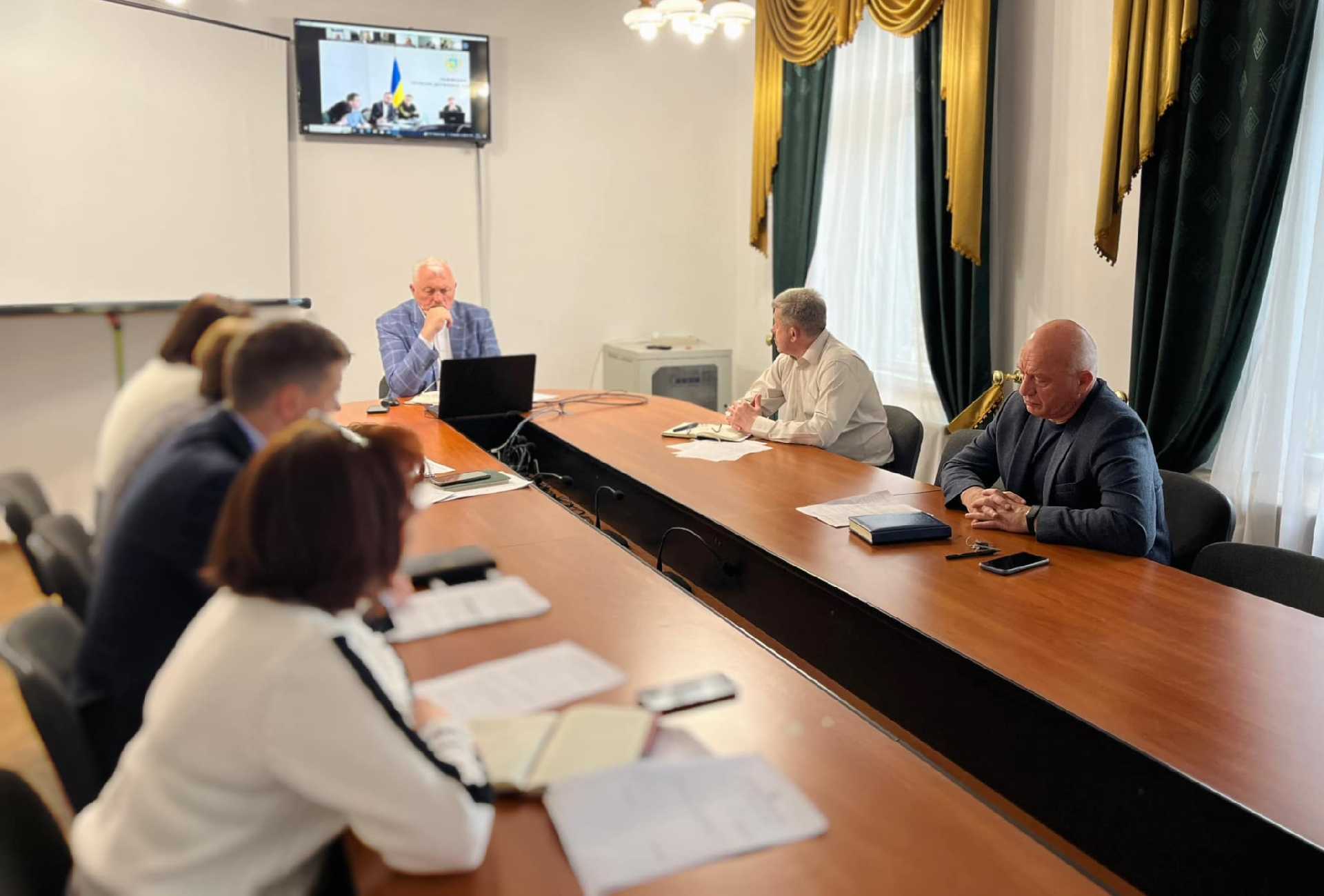 У Червоноградській РВА відбулась онлайн-нарада під головуванням начальника Львівської обласної військової адміністрацій Максима Козицького