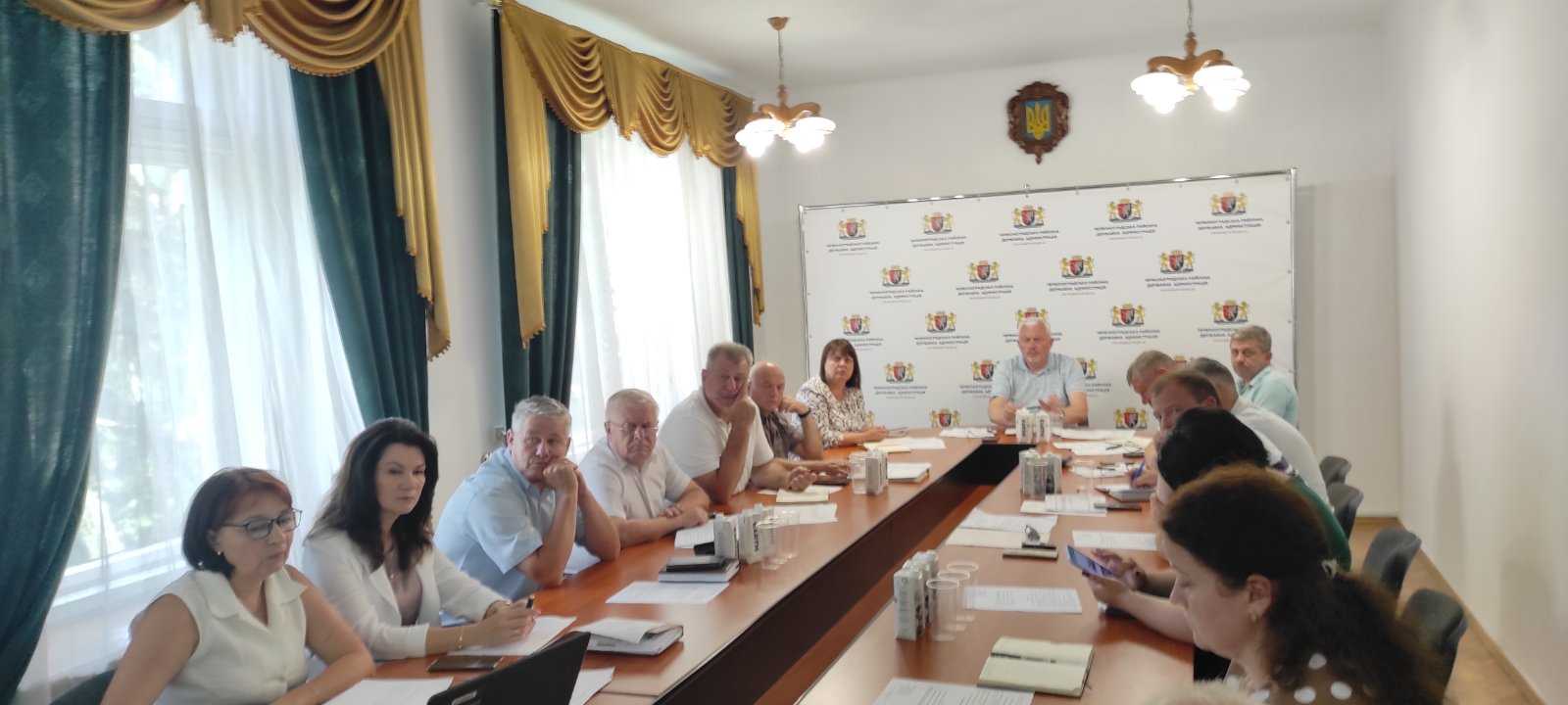 Вдбулась нарада з головами територіальних громад Червоноградщини