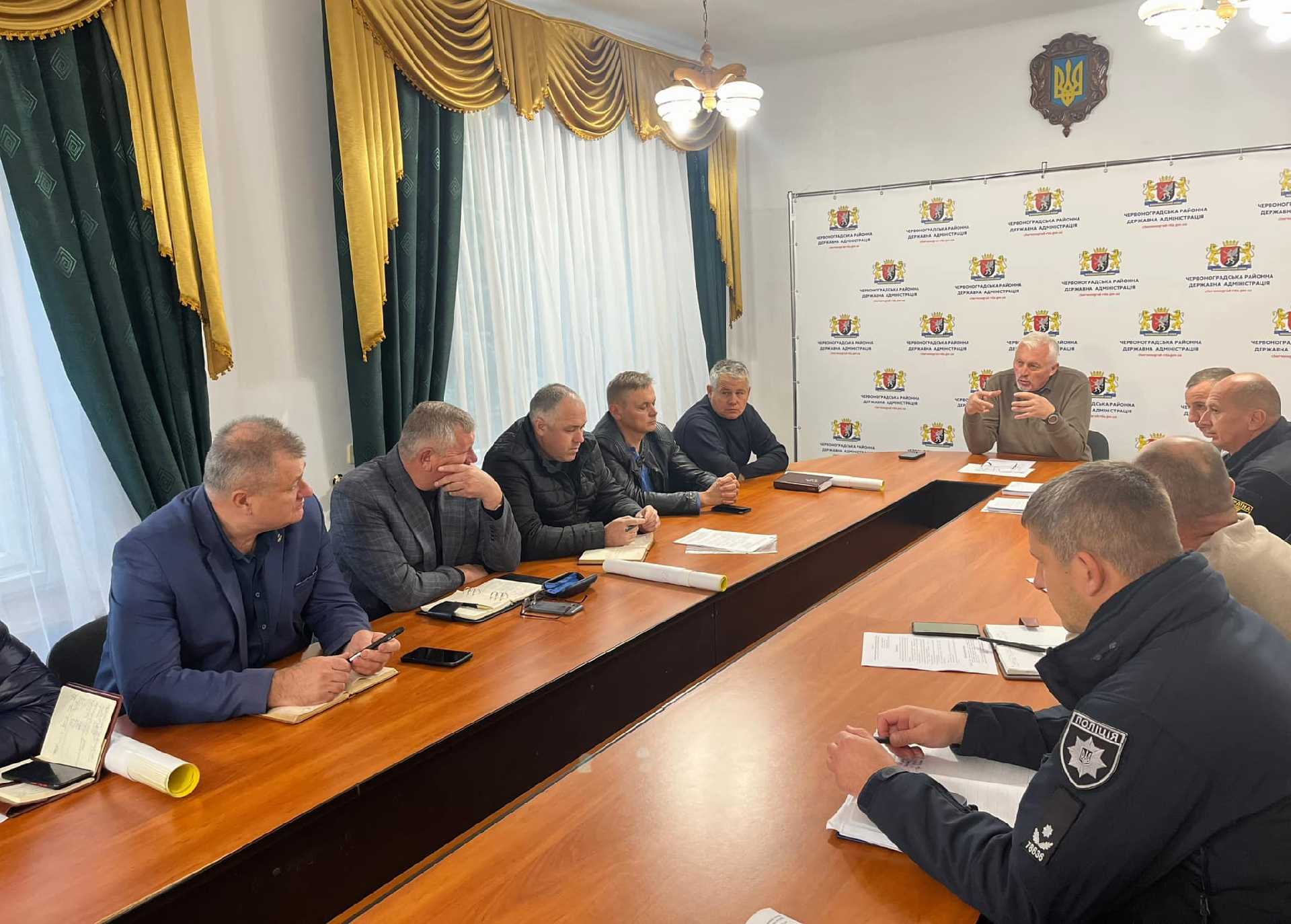 В військовій адміністрації відбулося засідання районної комісії ТЕБ та НС