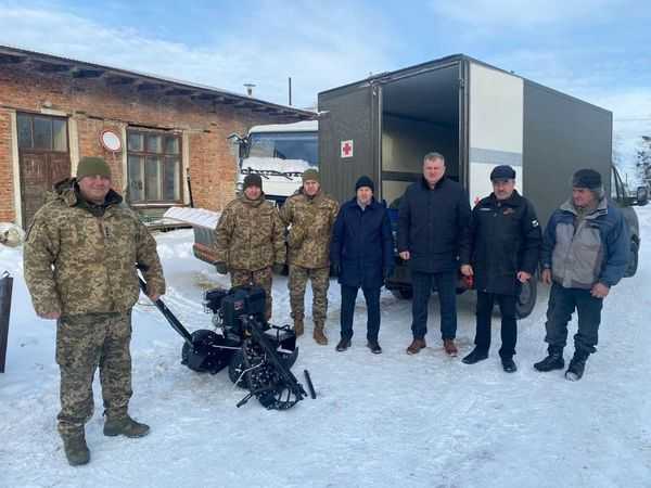 Сокальська міська рада передала траншеєкопач JANSEN GF-600PRO 63 Окремий Батальйон Сил ТрО Збройних сил України - Червоноград.