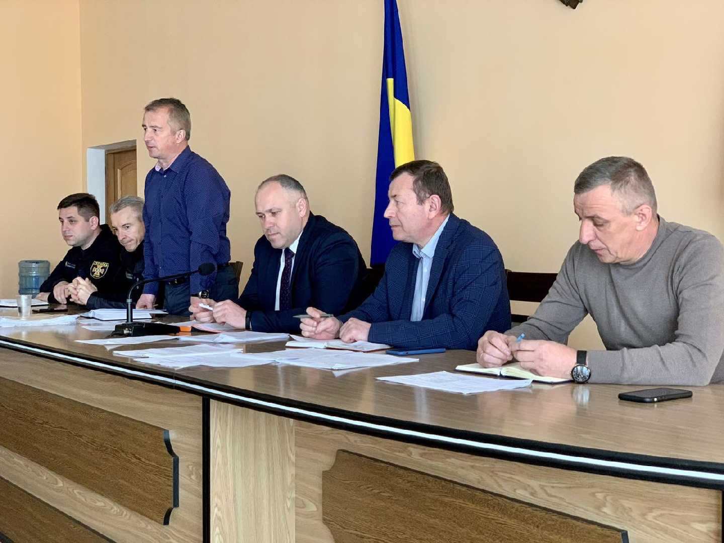 В день цивільного захисту відбулось показове тренування  з органами управління  цивільного захисту субланок щодо порядку підготовки та проведення штабних тренувань