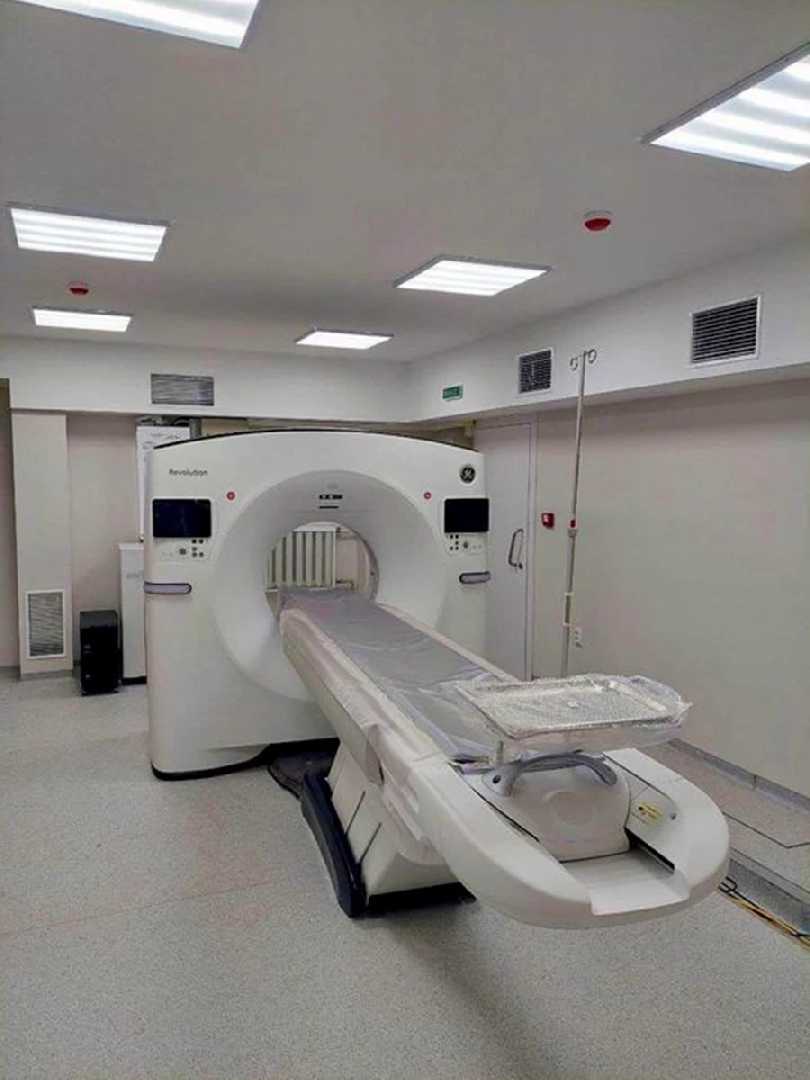 У лікарні  Охматдит Львова змонтувалти сучасний комп'ютерний томограф
