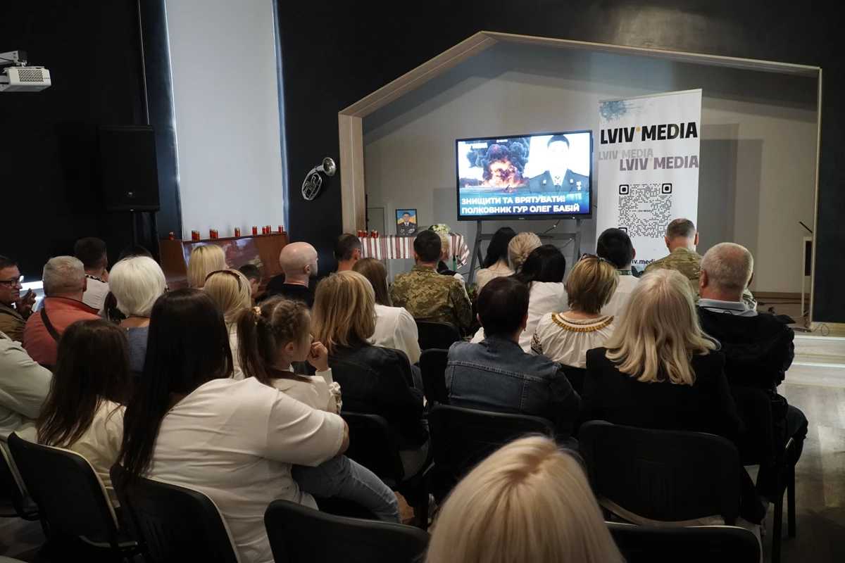 На Львівщині відбувся показ фільму про Героя України – Олега Бабія