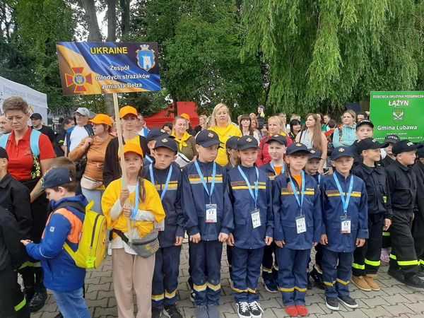 Команда юних рятувальників-пожежних Белзщини взяли участь у ІV Міжнародній олімпіаді дитячих пожежних дружин у Польщі