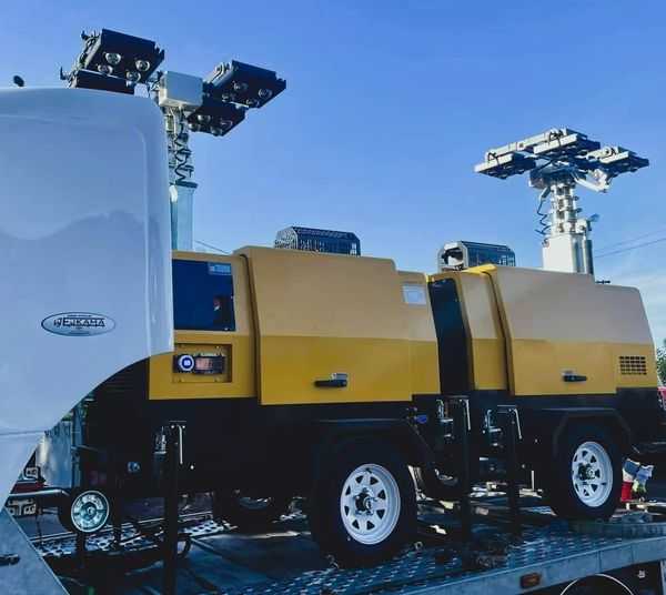 Добротвіроська громада отримала пересувну освітлювальну вежу з генератором