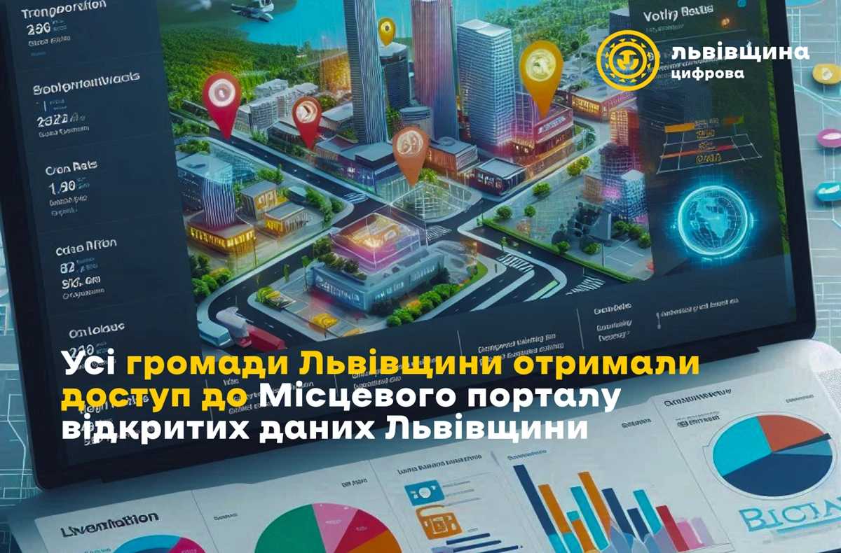Усі громади області отримали доступ до Місцевого порталу відкритих даних Львівщини