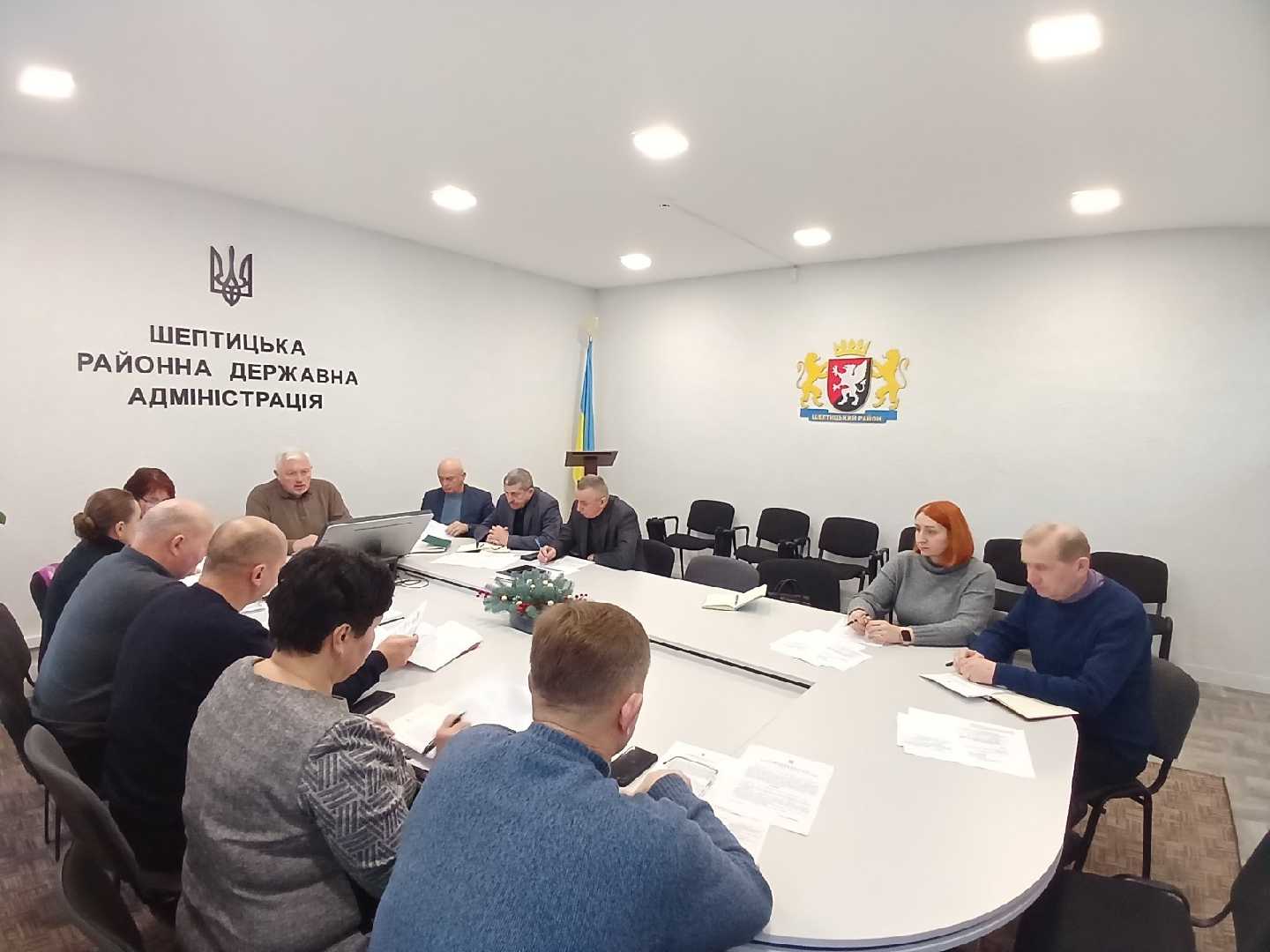 Відбулось засідання Колегії Шептицької районної державної адміністрації 