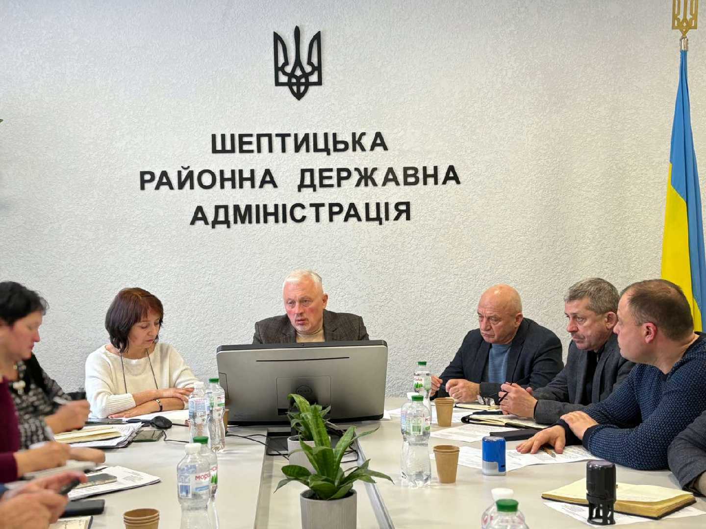 Відбулася нарада з головами територіальних громад Шептицького району