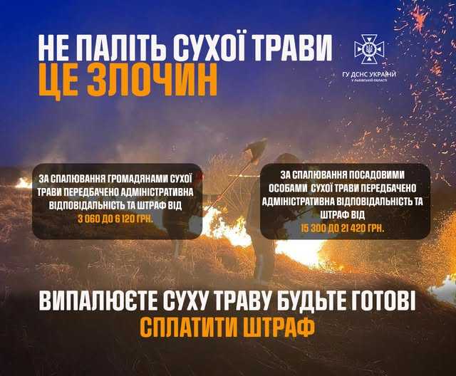 Замість весняного тепла природа огортається чадом від спаленого сухостою.