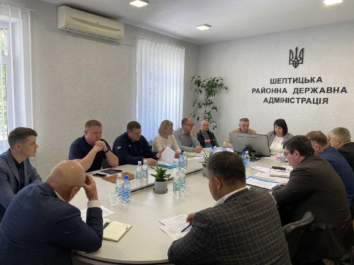 Відбулася нарада з питань цивільного захисту та містобудування у Шептицькому районі