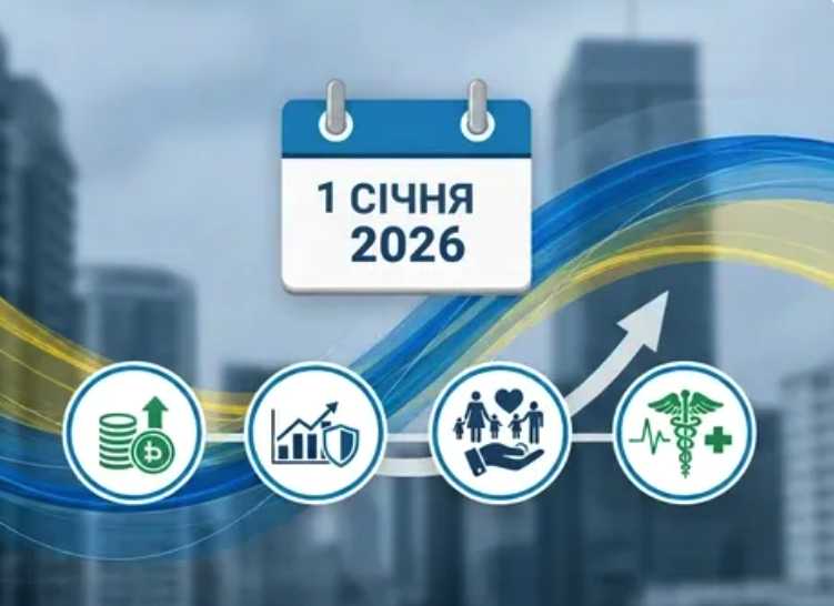 Зміни з 1 січня 2026 року: ключові нововведення
