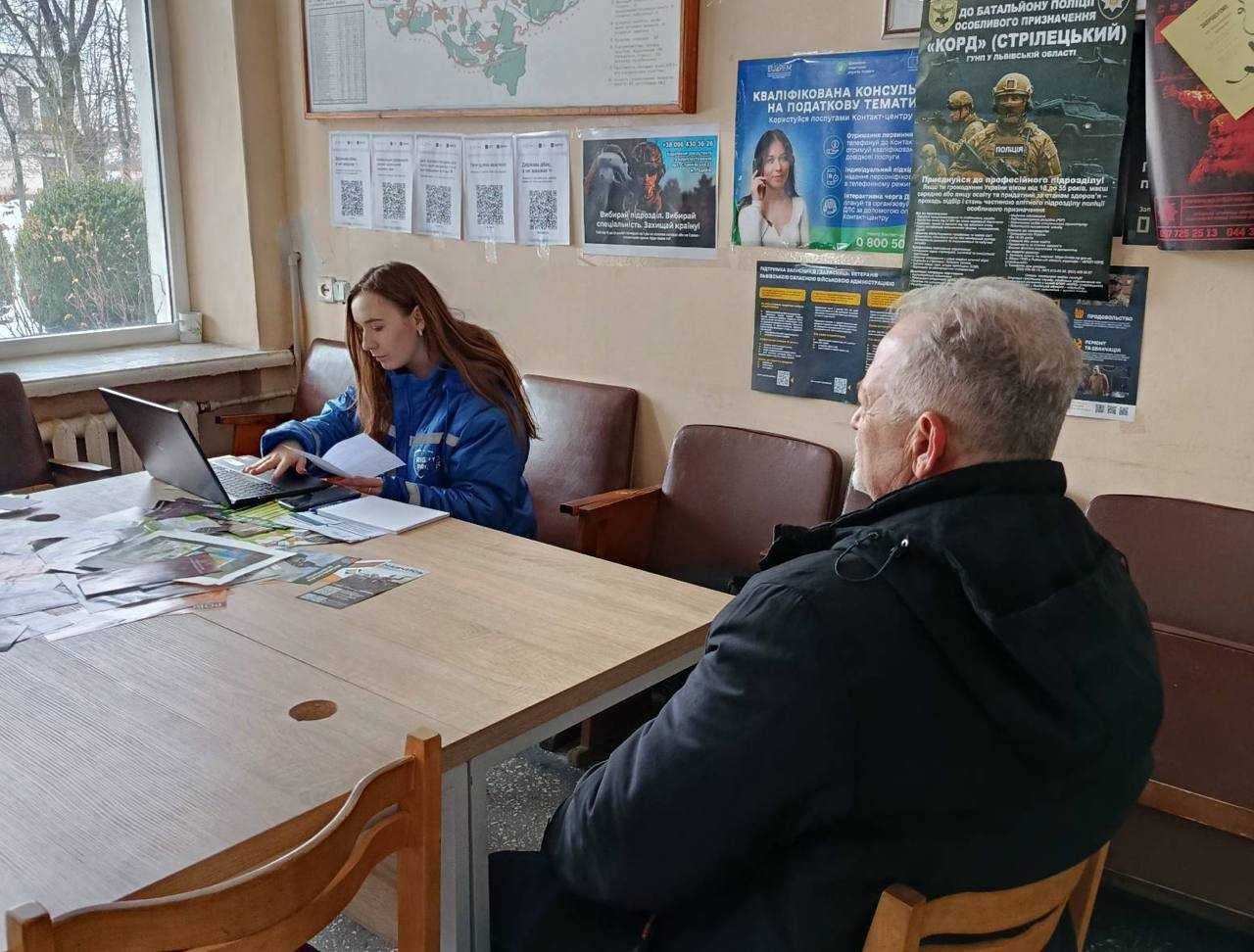 Робота Координаційного центру при Шептицькій РВА