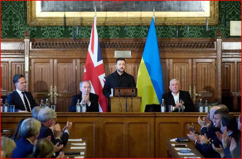 Звернення Президента України Володимира Зеленського до парламенту Великої Британії